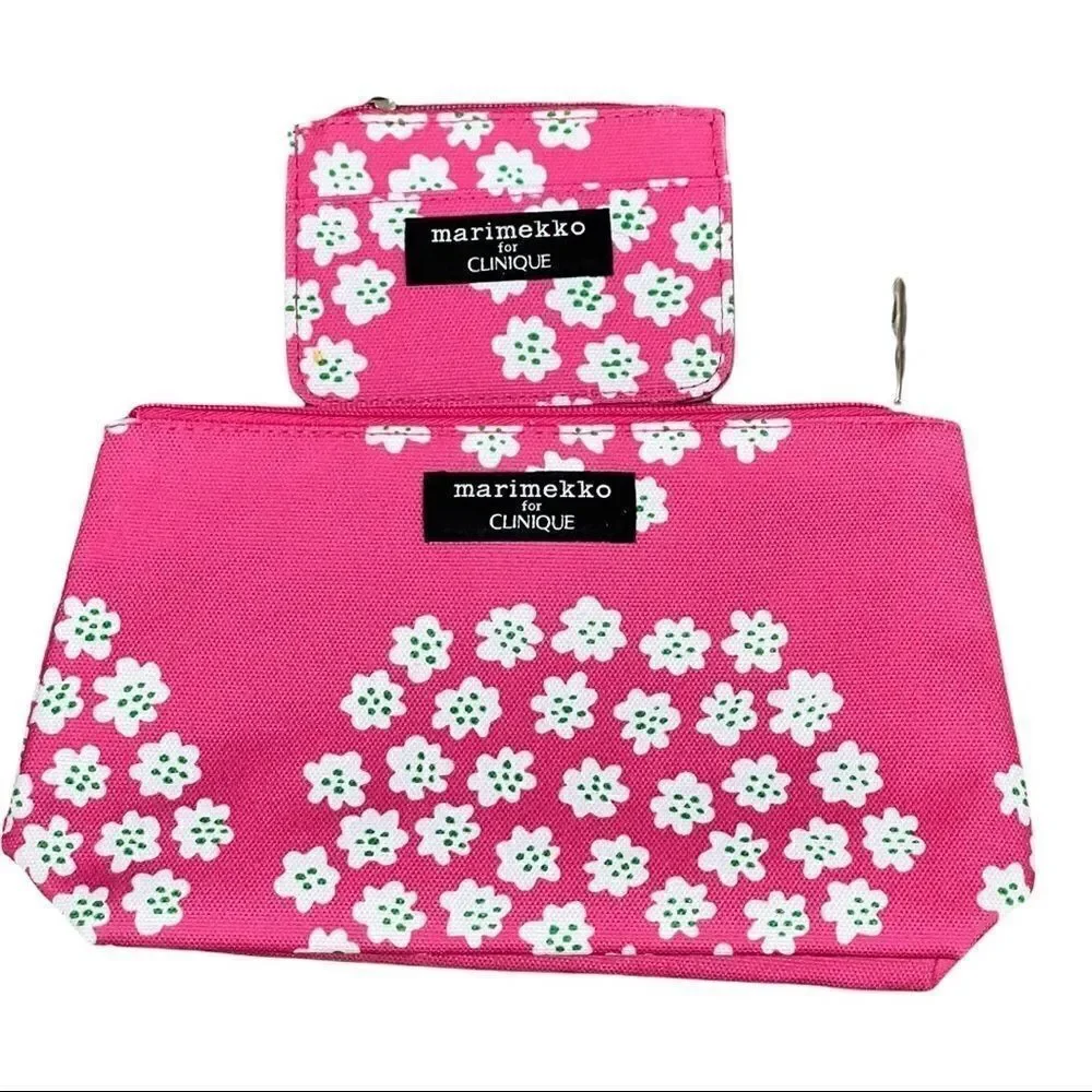 Clinique Medium Size Makeup Bag with Card Case - Picture 3 of 6